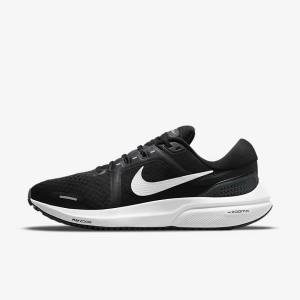 Nike Air Zoom Vomero 16 Road Men's Running Shoes Black / Dark Grey / White | NK803KDB