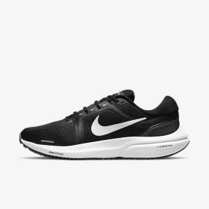 Nike Air Zoom Vomero 16 Road Women's Running Shoes Black / Dark Grey / White | NK450BIA