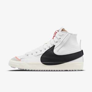 Nike Blazer Mid 77 Jumbo Men's Sneakers White / Black | NK126MZI