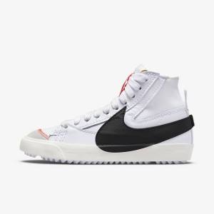 Nike Blazer Mid 77 Jumbo Women's Sneakers White / Black | NK721JZM