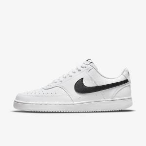 Nike Court Vision Low Next Nature Women's Sneakers White / Black | NK289BOT