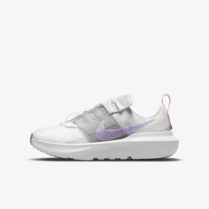 Nike Crater Impact Older Kids' Sneakers White / Grey / Pink / Purple | NK487ANW