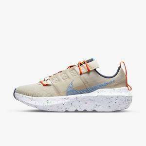 Nike Crater Impact Women's Sneakers Cream / White / Light Blue | NK149WUY