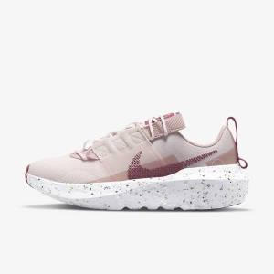 Nike Crater Impact Women's Sneakers Light Pink / White / Burgundy | NK628CKB