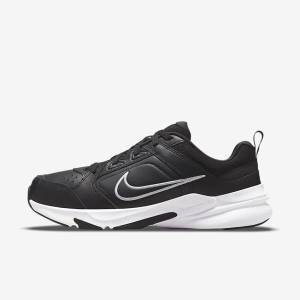 Nike Defy All Day (Extra Wide) Men's Sneakers Black / White | NK860PCS