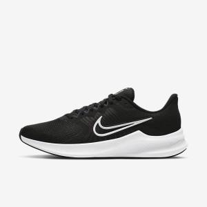 Nike Downshifter 11 Road Women's Running Shoes Black / Dark Grey / White | NK390TMX