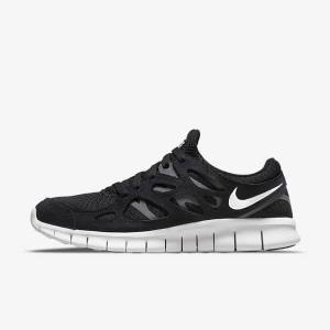 Nike Free Run 2 Men's Sneakers Black / Dark Grey / White | NK895WZK