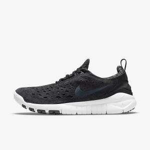 Nike Free Run Trail Men's Sneakers Black / White / Dark Grey | NK640DRX