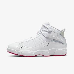 Nike Jordan 6 Rings Men's Sneakers White / Platinum | NK974OCZ