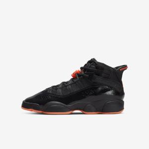 Nike Jordan 6 Rings Older Kids' Jordan Shoes Black | NK902IBF