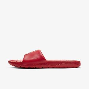 Nike Jordan Break Men's Slides Red / Metal Silver | NK251OUC