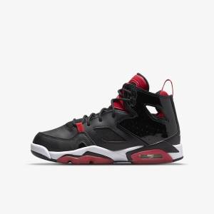 Nike Jordan Flight Club 91 Older Kids' Sneakers Black / Red / White | NK918JQV