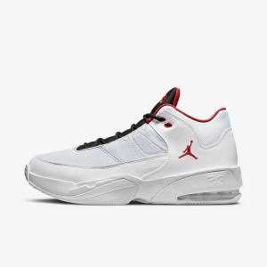 Nike Jordan Max Aura 3 Men's Jordan Shoes White / Platinum / Black / Red | NK830GOA