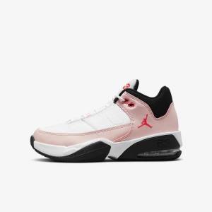 Nike Jordan Max Aura 3 Older Kids' Sneakers White / Black | NK796EQV