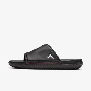 Nike Jordan Play Men's Slides Black / Red | NK760HSX