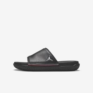 Nike Jordan Play Older Kids' Slides Black / Red | NK239JVT