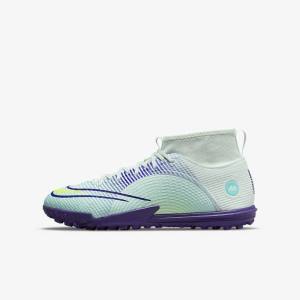 Nike Jr. Mercurial Dream Speed Superfly 8 Academy TF Turf Kids' Football Shoes Green / Purple / Green | NK920VPA