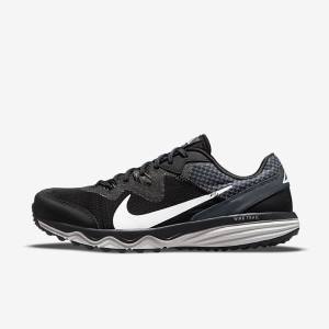 Nike Juniper Trail Trail Men's Running Shoes Black / Dark Grey / White | NK543ETL