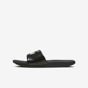 Nike Kawa Older Kids' Slides Black / White | NK320MAZ