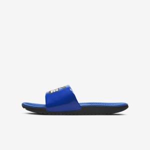 Nike Kawa Older Kids' Slides Royal / Black / White | NK469NXC