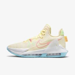 Nike LeBron Witness 6 Women's Basketball Shoes Green / Blue | NK576XLJ