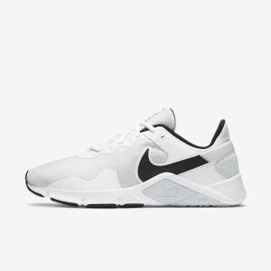 Nike Legend Essential 2 Men's Training Shoes Platinum / White / Black | NK089MXD