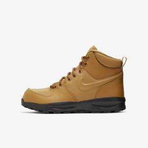 Nike Manoa LTR Older Boot Kids' Sneakers Brown / Black | NK438MNK