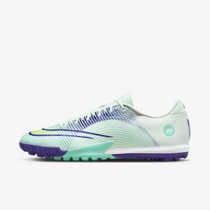 Nike Mercurial Dream Speed Vapor 14 Academy TF Turf Women's Football Shoes Green / Purple / Green | NK972OAR