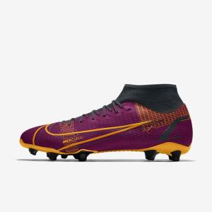 Nike Mercurial Superfly 8 Academy By You Custom Women's Football Shoes Multicolor | NK395SVX