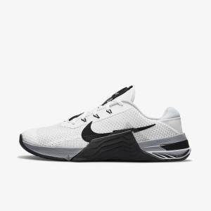 Nike Metcon 7 Men's Training Shoes White / Grey / Platinum / Black | NK463VPH