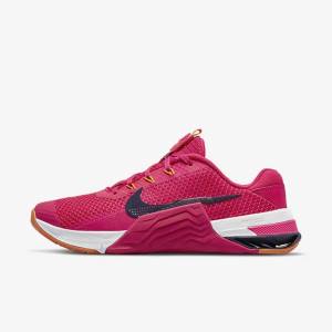 Nike Metcon 7 Women's Training Shoes Pink / Yellow / Blue | NK915OFM