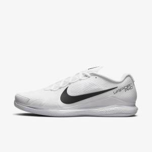 Nike NikeCourt Air Zoom Vapor Pro Carpet Men's Tennis Shoes White / Black | NK561BOX