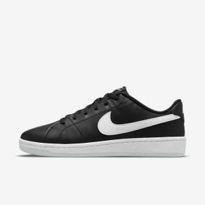 Nike NikeCourt Royale 2 Next Nature Men's Sneakers Black / White | NK293SXH