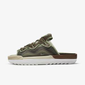 Nike Offline 2.0 Mule Men's Sneakers Olive / Light Grey / White / Green | NK759CLA