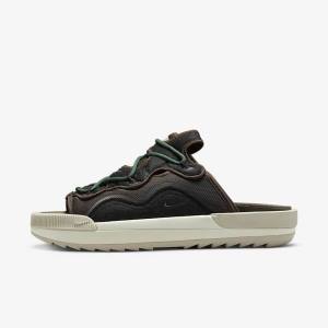 Nike Offline 2.0 Mules Men's Sneakers Brown / Green / Light Beige | NK180IMO