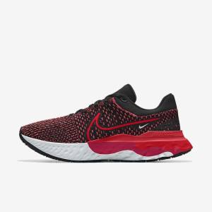 Nike React Infinity Run 3 By You Custom Road Women's Running Shoes Black | NK608NBX