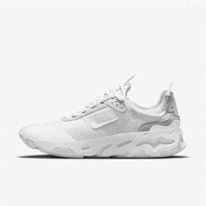 Nike React Live Men's Sneakers White / Platinum / White | NK137XOA