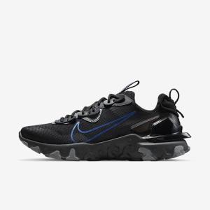 Nike React Vision Men's Sneakers Black / Dark Grey / Royal | NK261LID