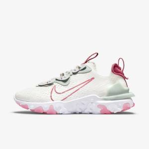 Nike React Vision Women's Sneakers Platinum / Pink | NK934GIQ