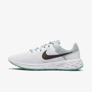 Nike Revolution 6 Next Nature Road Women's Running Shoes Olive / Pink / Grey | NK376VDB