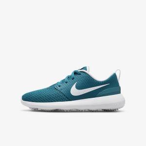 Nike Roshe G Jr. Kids' Golf Shoes Black / White | NK723GUJ