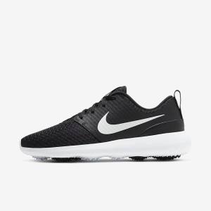 Nike Roshe G Women's Golf Shoes Black / White / Metal White | NK582WDP