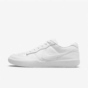 Nike SB Force 58 Premium Men's Sneakers White | NK189VMS