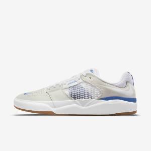 Nike SB Ishod Wair Men's Skate Shoes White / Royal / White | NK601LXE