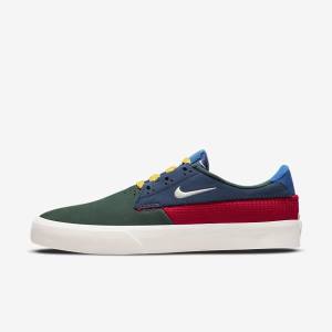 Nike SB Shane Men's Skate Shoes Green / Red / Navy | NK746QAZ