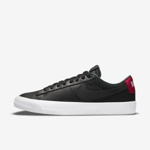 Nike SB Zoom Blazer Low Pro GT Premium Women's Sneakers Black / Red / Black | NK653BLY