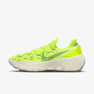 Nike Space Hippie 04 Women's Sneakers Light Lemon / Green / Turquoise | NK123RVQ