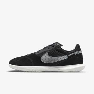 Nike Streetgato Men's Football Shoes Black / White | NK314DIX