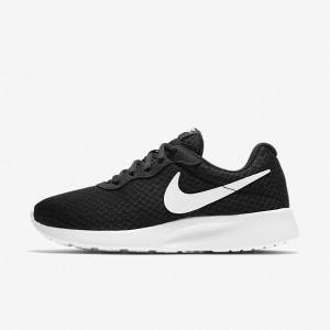 Nike Tanjun Women's Sneakers Black / White | NK935MUO