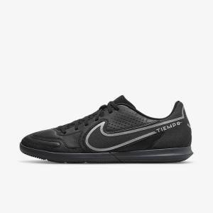 Nike Tiempo Legend 9 Club IC Indoor-Court Women's Football Shoes Black / Dark Grey | NK401IXQ